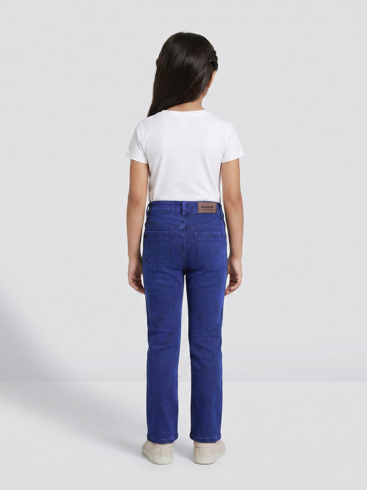 Navy Blue Staright Cut Jeans