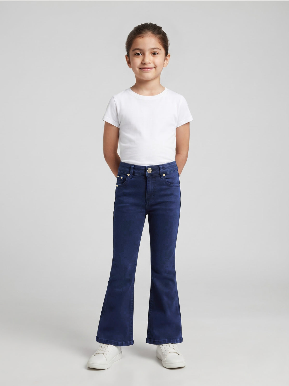 Dark Blue Boot Cut Jeans