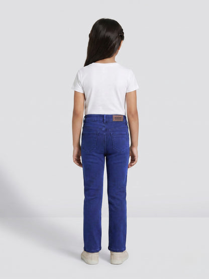 Navy Blue Staright Cut Jeans