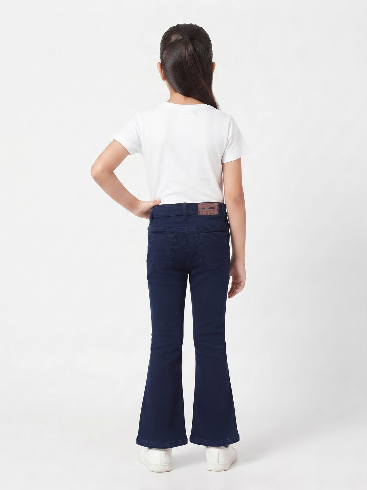 Darker Navy Blue Boot Cut Jeans