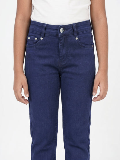 Dark Blue Stone Staright Jeans
