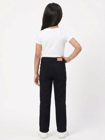 Black Straight Cut Jeans
