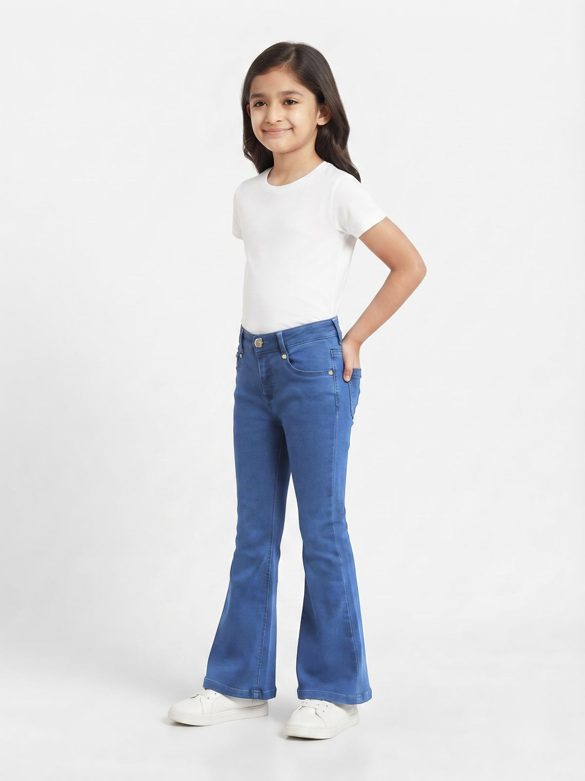 Dark Blue Boot Cut Jeans